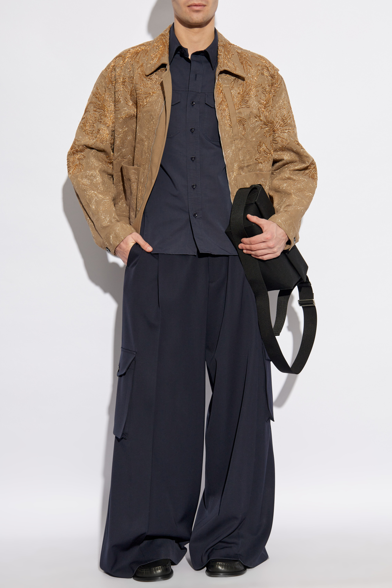Dries Van Noten Jacket with lurex thread | Men's Clothing